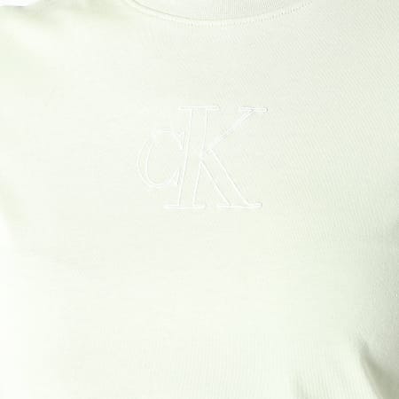 Calvin Klein - Tee Shirt Femme 4791 Vert