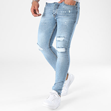 Classic Series - Jeans skinny in denim blu