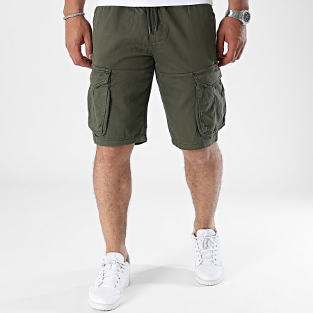 Frilivin - Pantaloncini Cargo Verde Khaki