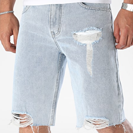 Frilivin - Pantaloncini di jeans blu in denim