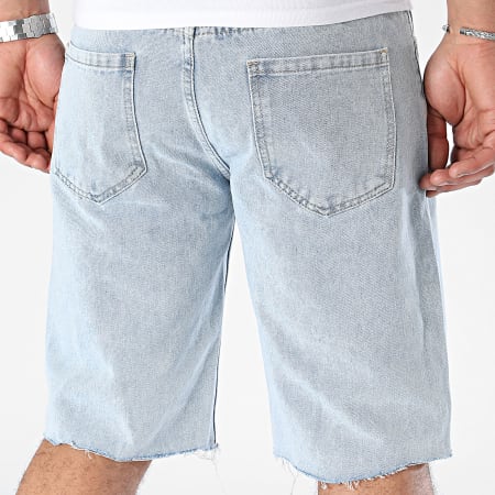 Frilivin - Pantaloncini di jeans blu in denim