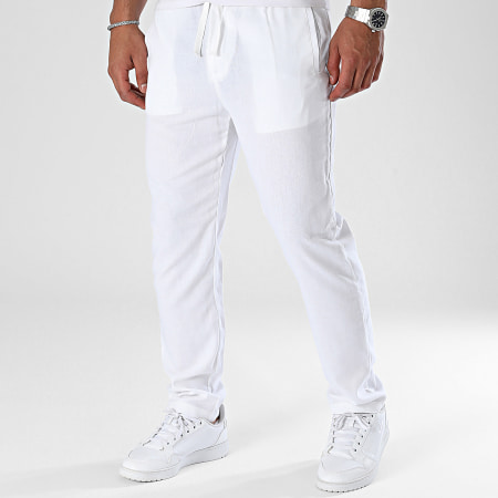 Frilivin - Pantalón Jogger Blanco