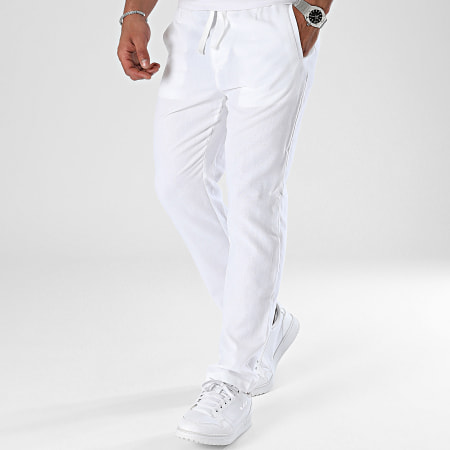 Frilivin - Pantalón Jogger Blanco