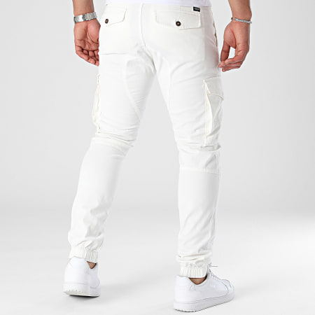 Jack And Jones - Paul Flake Cargo Pants Blanco