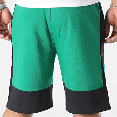 New Era - Pantaloncini da jogging a blocchi di colore NBA Boston Celtics Band 60502556 Verde Nero