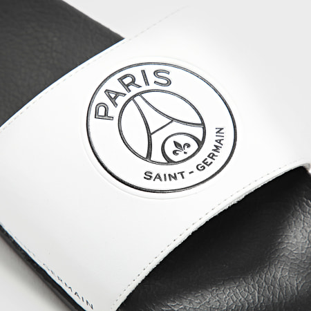 PSG - Claquettes Pagie Noir Blanc