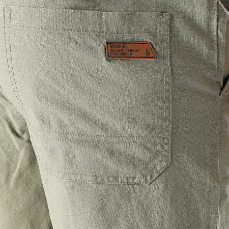 Redskins - Joseph Trook Chino Korte Broek Khaki Groen