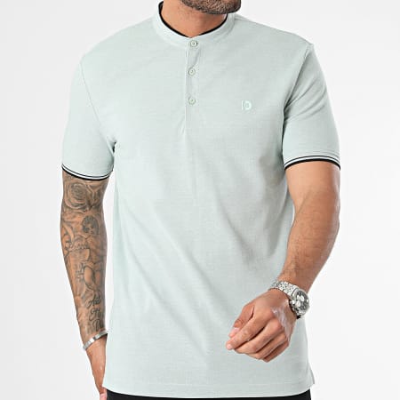 Tom Tailor - Polo Manches Courtes 1042110 Vert Clair Chiné