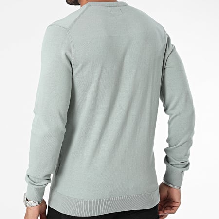 Calvin Klein - Ronde hals Sweat Katoenmix 3549 Lichtgroen