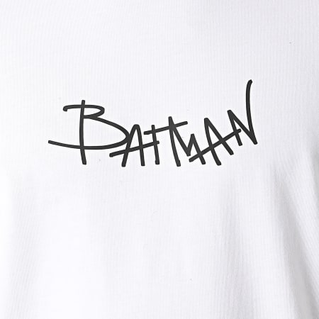 DC Comics - Maglietta oversize Batman Graffiti Bianco