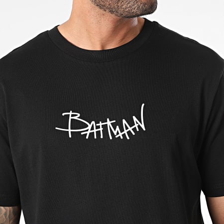 DC Comics - Tee Shirt Oversize Batman Graffiti Noir