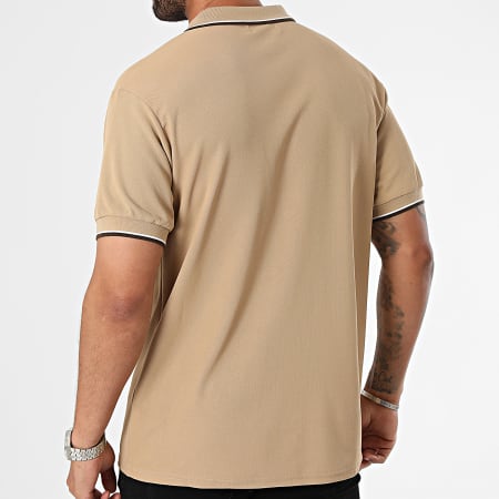 Frilivin - Polo de manga corta Camel