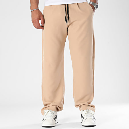 Frilivin - Pantalones Beige Oscuro