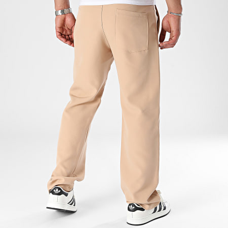 Frilivin - Pantalones Beige Oscuro