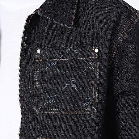 Frilivin - Raw Blue Jeans en Jeans Zip Jacket Set