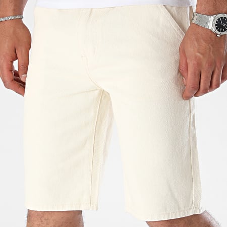 Frilivin - Pantaloncini di jeans beige