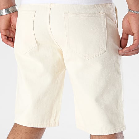 Frilivin - Pantaloncini di jeans beige