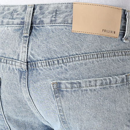 Frilivin - Jeans regolari in denim blu