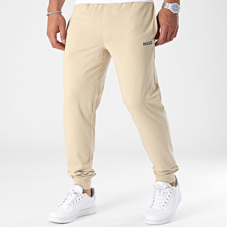 HUGO - Pantalones de chándal enlazados 50518684 Beige