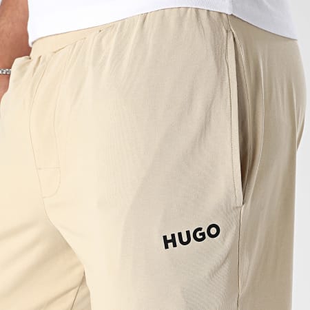 HUGO - Pantalones de chándal enlazados 50518684 Beige