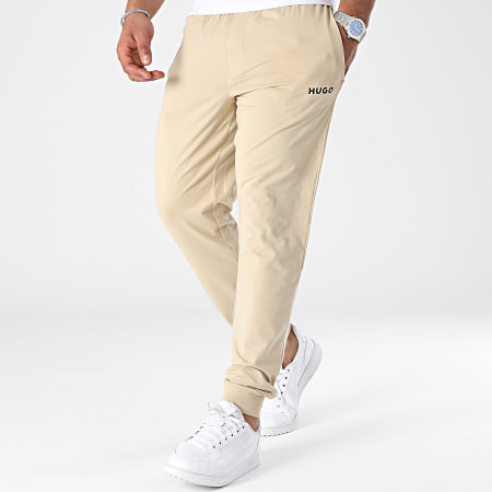 HUGO - Pantalones de chándal enlazados 50518684 Beige