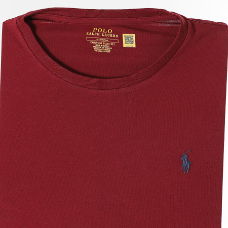 Polo Ralph Lauren - Tee Shirt Slim Classics Bordeaux