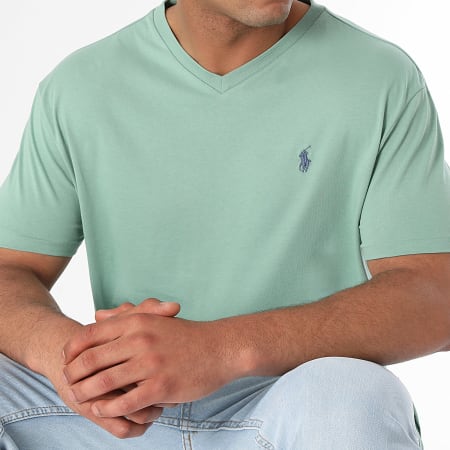 Polo Ralph Lauren - Classics V-hals T-shirt Lichtgroen