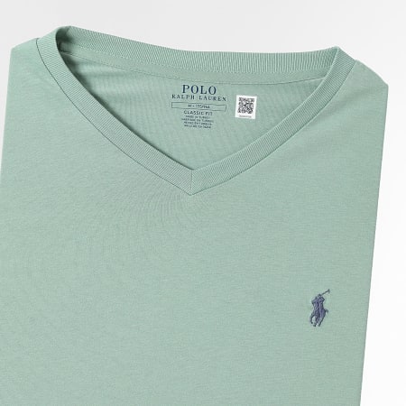 Polo Ralph Lauren - Classics V-hals T-shirt Lichtgroen