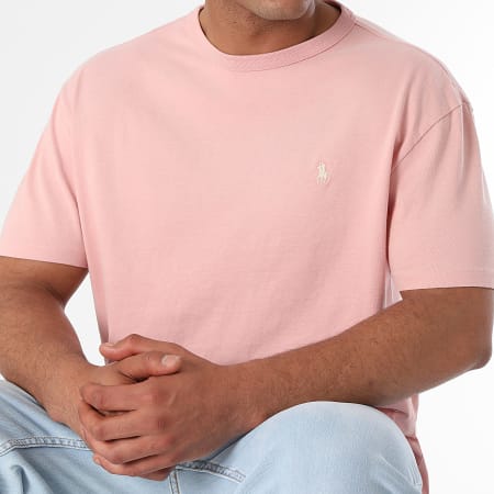 Polo Ralph Lauren - Tee Shirt Regular Speler Licht Roze