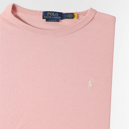 Polo Ralph Lauren - Tee Shirt Regular Original Player Rose Clair