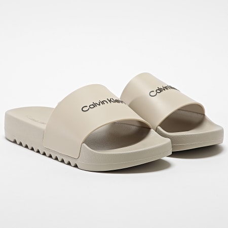 Calvin Klein - Claquettes Chunky Pool Slide 1063 Feather Gray