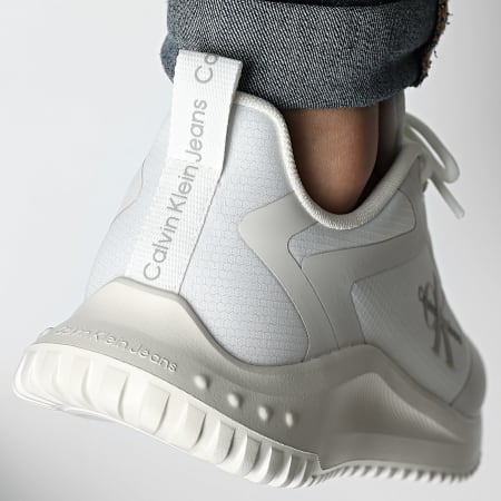 Calvin Klein - Eva Runner Low Lace 0968 Bright White C White Eggshell Sneakers