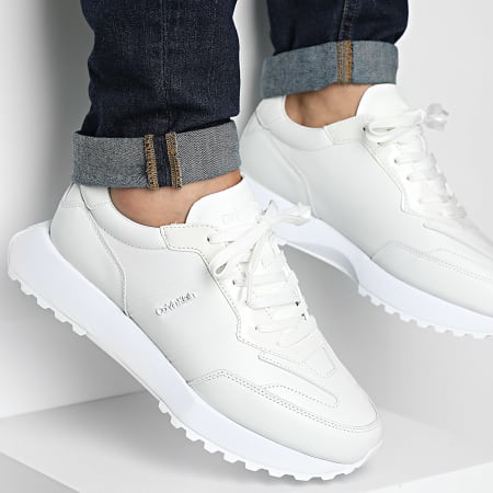 Calvin Klein - Sneakers Low Top Lace Up Lth 1479 Triple White