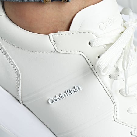 Calvin Klein - Sneakers Low Top Lace Up Lth 1479 Triple White