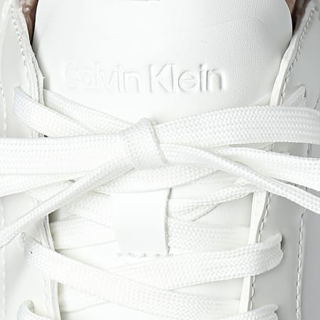 Calvin Klein - Low Top Lace Up Lth 1479 Zapatillas Triple Blanco