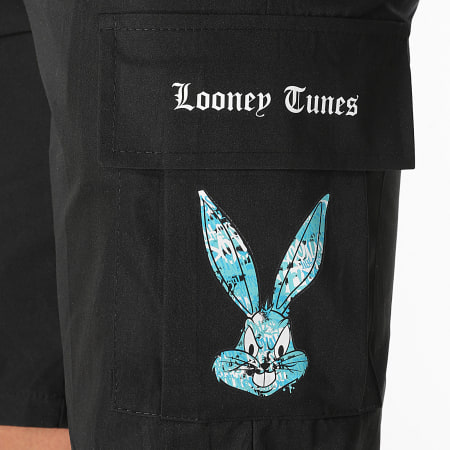 Looney Tunes - Icy Bugs Bunny Cargo Shorts Negro