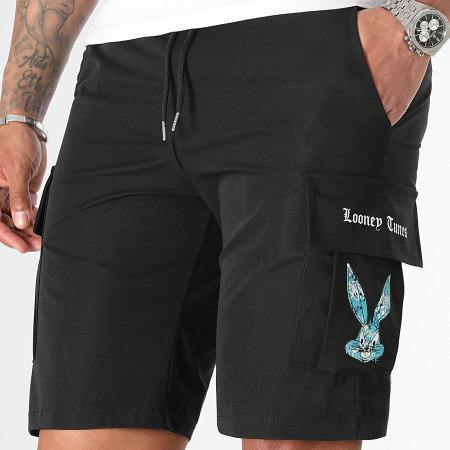 Looney Tunes - Icy Bugs Bunny Cargo Shorts Negro