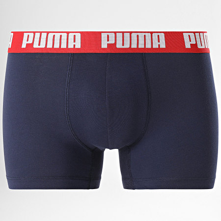 Puma - Set di 4 boxer 701227791 Blu Navy King Grigio Heather