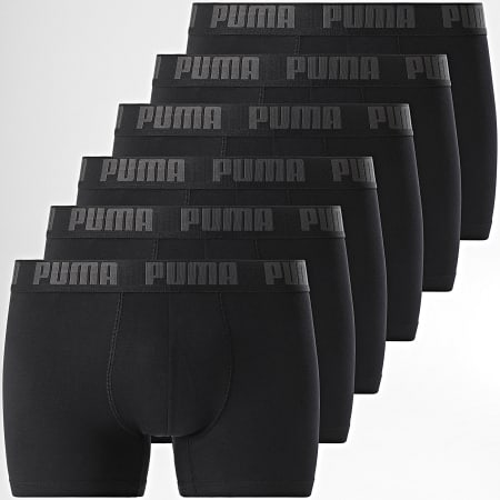 Puma - Lote de 6 calzoncillos bóxer 701227792 Negro