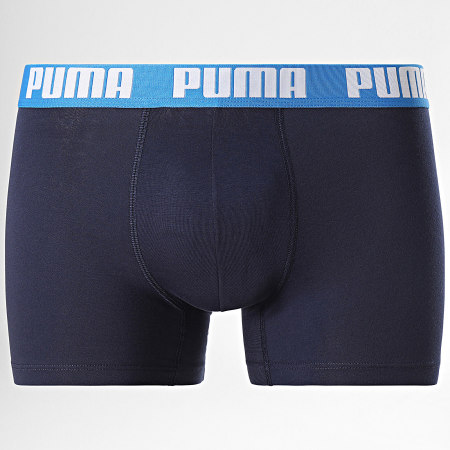 Puma - Set van 6 Boxerslips 701227792 Zwart Koningsblauw Grijs Gevlekt Marineblauw