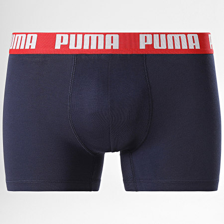 Puma - Confezione da 6 boxer 701227792 Nero blu reale grigio screziato blu navy