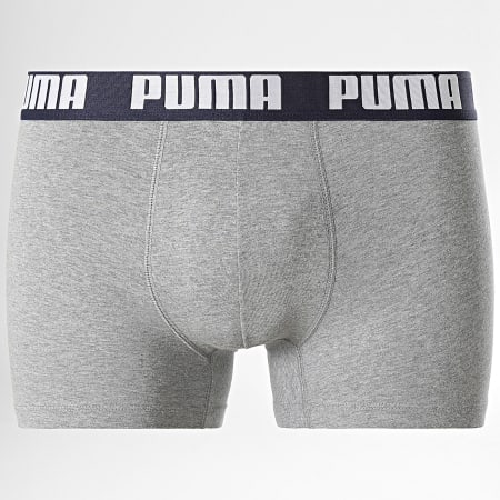 Puma - Set van 6 Boxerslips 701227792 Zwart Koningsblauw Grijs Gevlekt Marineblauw