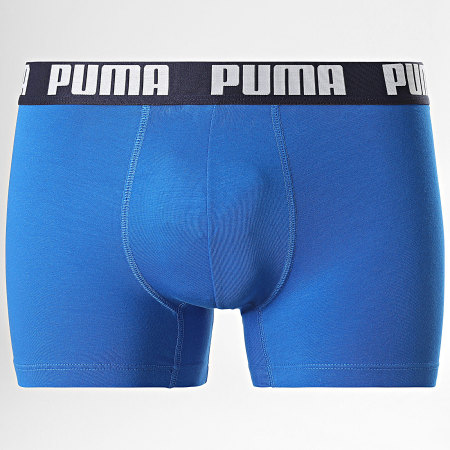 Puma - Confezione da 6 boxer 701227792 Nero blu reale grigio screziato blu navy