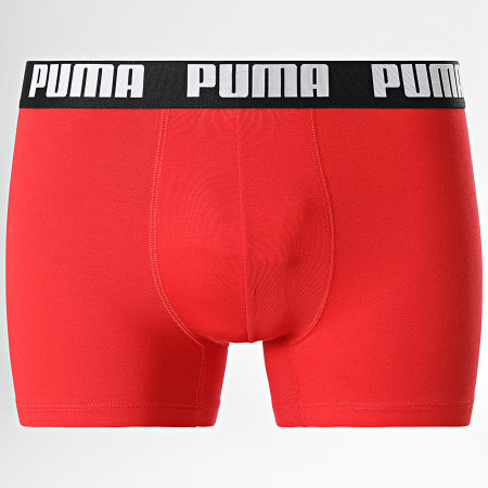 Puma - Set van 6 boxers 701227792 Heide Grijs Rood Zwart