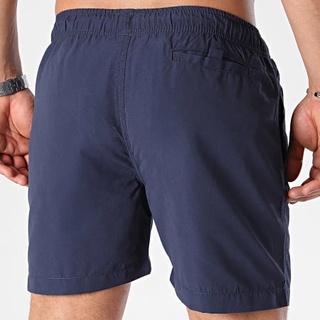 Attaque des Titans - Pantaloncini da bagno con logo Survey Corps Blu Navy Bianco