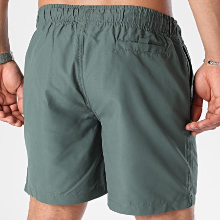 Attaque des Titans - Pantalones cortos de baño Survey Corps Logo Verde Caqui Blanco
