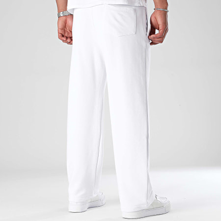 LBO - 1313 Pantalone da jogging rilassato bianco