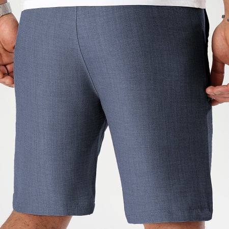 LBO - Linen Effect Chino Short 1329 Navy Blue