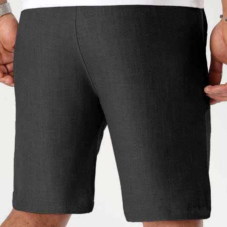 LBO - Short Chino Effet Lin 1330 Noir