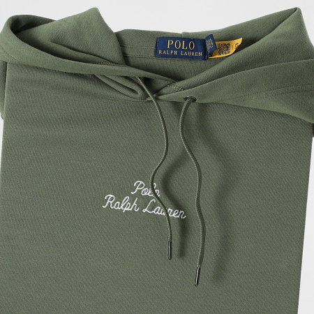 Polo Ralph Lauren - Sweat Capuche Logo Embroidery Vert Kaki